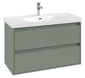 VILLEROY & BOCH SKYLA skříňka pod umyvadlo 97,2x43,9x59,6 cm, 2 zásuvky, soft green