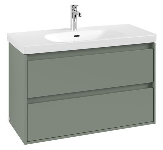 VILLEROY & BOCH SKYLA skříňka pod umyvadlo 97,2x43,9x59,6 cm, 2 zásuvky, soft green C79900AF Obrázek - Hlavní obrázek