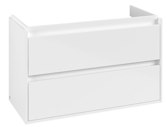 VILLEROY & BOCH SKYLA skříňka pod umyvadlo 97,2x43,9x59,6 cm, 2 zásuvky,  brilliant white C79900VE Obrázek - fotka