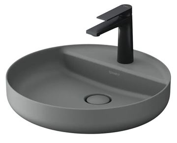 DURAVIT VITRIUM umyvadlová mísa 46 cm, s otvorem pro baterii, bez přepadu, matná světle šedá 266246HD71 Obrázek - fotka