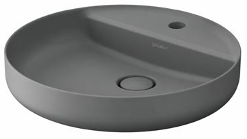 DURAVIT VITRIUM umyvadlová mísa 46 cm, s otvorem pro baterii, bez přepadu, matná světle šedá