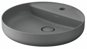 DURAVIT VITRIUM umyvadlová mísa 46 cm, s otvorem pro baterii, bez přepadu, matná světle šedá