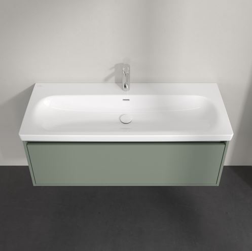 VILLEROY & BOCH SKYLA skříňka pod umyvadlo 117,2x43,9x43,6 cm, 1 zásuvka, soft green C79200AF Obrázek - fotka