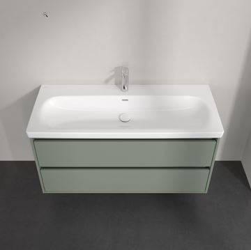 VILLEROY & BOCH SKYLA skříňka pod umyvadlo 117,2x43,9x59,6 cm, 2 zásuvky, soft green C80000AF Obrázek - fotka