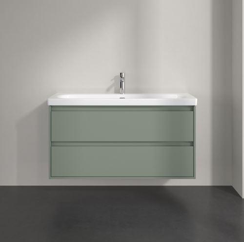 VILLEROY & BOCH SKYLA skříňka pod umyvadlo 117,2x43,9x59,6 cm, 2 zásuvky, soft green C80000AF Obrázek - fotka