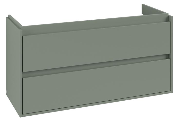 VILLEROY & BOCH SKYLA skříňka pod umyvadlo 117,2x43,9x59,6 cm, 2 zásuvky, soft green C80000AF Obrázek - fotka