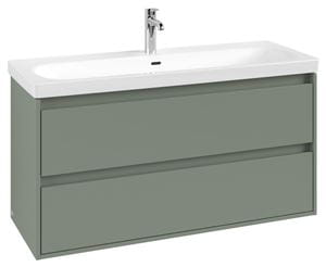 VILLEROY & BOCH SKYLA skříňka pod umyvadlo 117,2x43,9x59,6 cm, 2 zásuvky, soft green