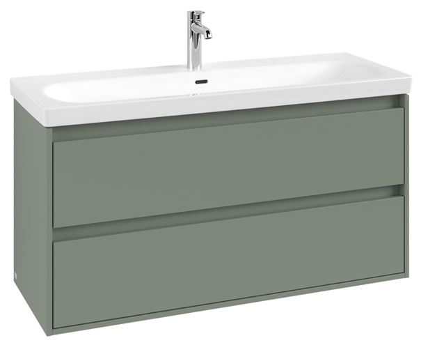VILLEROY & BOCH SKYLA skříňka pod umyvadlo 117,2x43,9x59,6 cm, 2 zásuvky, soft green C80000AF Obrázek - Hlavní obrázek