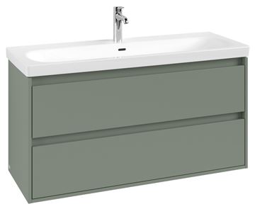 VILLEROY & BOCH SKYLA skříňka pod umyvadlo 117,2x43,9x59,6 cm, 2 zásuvky, soft green