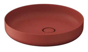 DURAVIT VITRIUM umyvadlová mísa 46 cm, bez přepadu, matná skořicová