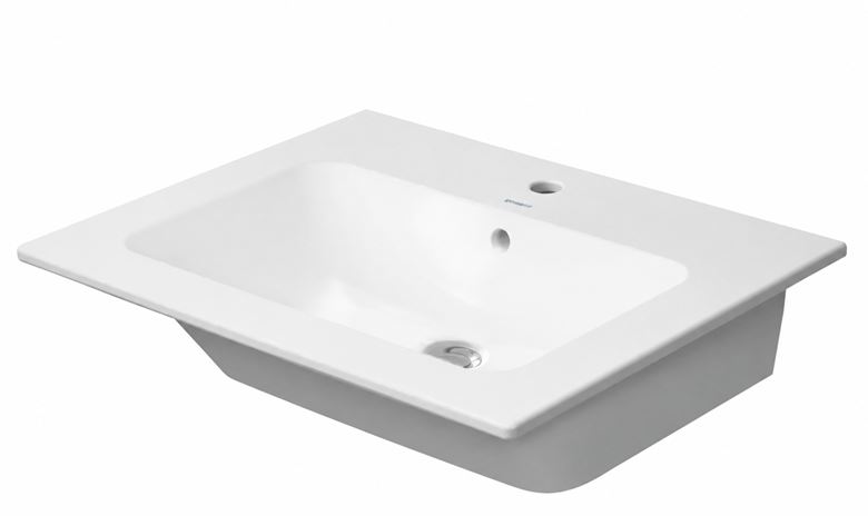 DURAVIT ME BY STARCK umyvadlo 63 cm, s otvorem pro baterii a přepadem, DuraShield 233663AA00 Obrázek - Hlavní obrázek