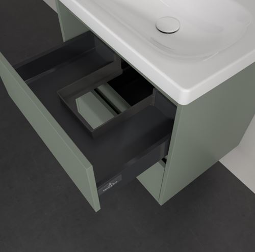 VILLEROY & BOCH SKYLA skříňka pod umyvadlo 57,2x43,9x59,6 cm, 2 zásuvky, soft green C79400AF Obrázek - fotka