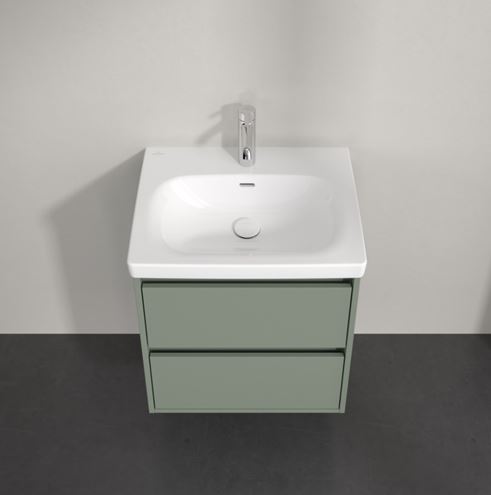 VILLEROY & BOCH SKYLA skříňka pod umyvadlo 57,2x43,9x59,6 cm, 2 zásuvky, soft green C79400AF Obrázek - fotka