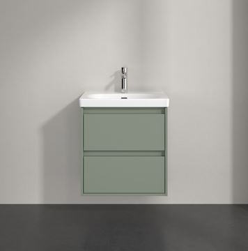VILLEROY & BOCH SKYLA skříňka pod umyvadlo 57,2x43,9x59,6 cm, 2 zásuvky, soft green C79400AF Obrázek - fotka