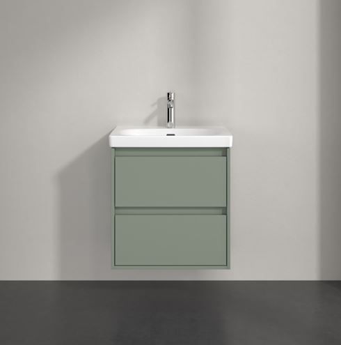 VILLEROY & BOCH SKYLA skříňka pod umyvadlo 57,2x43,9x59,6 cm, 2 zásuvky, soft green C79400AF Obrázek - fotka