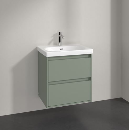 VILLEROY & BOCH SKYLA skříňka pod umyvadlo 57,2x43,9x59,6 cm, 2 zásuvky, soft green C79400AF Obrázek - fotka