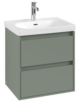 VILLEROY & BOCH SKYLA skříňka pod umyvadlo 57,2x43,9x59,6 cm, 2 zásuvky, soft green