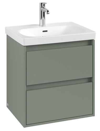 VILLEROY & BOCH SKYLA skříňka pod umyvadlo 57,2x43,9x59,6 cm, 2 zásuvky, soft green C79400AF Obrázek - Hlavní obrázek