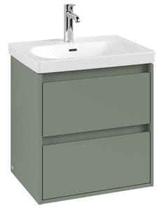 VILLEROY & BOCH SKYLA skříňka pod umyvadlo 57,2x43,9x59,6 cm, 2 zásuvky, soft green