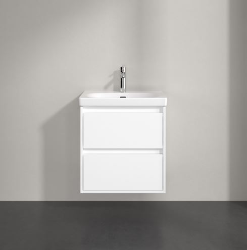 VILLEROY & BOCH SKYLA skříňka pod umyvadlo 57,2x43,9x59,6 cm, 2 zásuvky, brilliant white C79400VE Obrázek - fotka