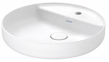DURAVIT VITRIUM umyvadlová mísa 46 cm, s otvorem pro baterii, bez přepadu, matná hedvábně bílá