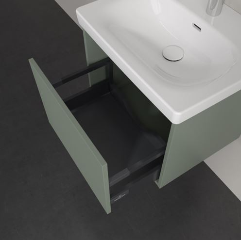 VILLEROY & BOCH SKYLA skříňka pod umyvadlo 52,2x42,4x43,6 cm, 1 zásuvka, soft green C78300AF Obrázek - fotka