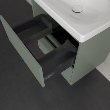 VILLEROY & BOCH SKYLA skříňka pod umyvadlo 52,2x42,4x59,6 cm, 2 zásuvky, soft green C79300AF Obrázek - fotka