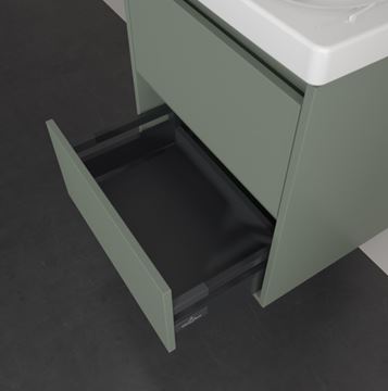 VILLEROY & BOCH SKYLA skříňka pod umyvadlo 52,2x42,4x59,6 cm, 2 zásuvky, soft green C79300AF Obrázek - fotka