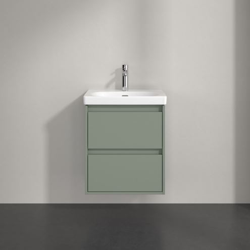VILLEROY & BOCH SKYLA skříňka pod umyvadlo 52,2x42,4x59,6 cm, 2 zásuvky, soft green C79300AF Obrázek - fotka