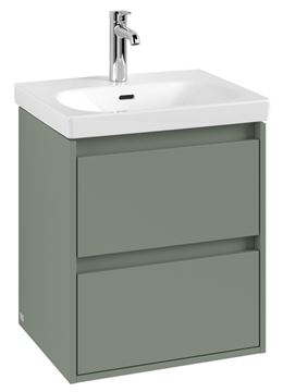 VILLEROY & BOCH SKYLA skříňka pod umyvadlo 52,2x42,4x59,6 cm, 2 zásuvky, soft green