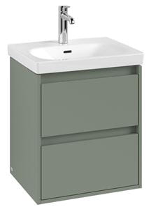 VILLEROY & BOCH SKYLA skříňka pod umyvadlo 52,2x42,4x59,6 cm, 2 zásuvky, soft green