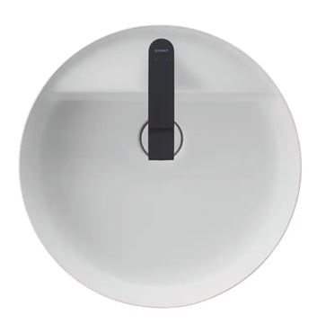 DURAVIT VITRIUM umyvadlová mísa 46 cm, s otvorem pro baterii, bez přepadu, matná hedvábně bílá 2662463271 Obrázek - fotka