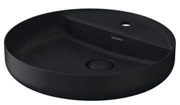 DURAVIT VITRIUM umyvadlová mísa 46 cm, s otvorem pro baterii, bez přepadu, matná tmavě šedá