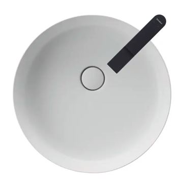 DURAVIT VITRIUM umyvadlová mísa 46 cm, bez přepadu, matná hedvábně bílá 2661463279 Obrázek - fotka