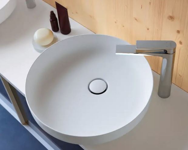 DURAVIT VITRIUM umyvadlová mísa 46 cm, bez přepadu, matná hedvábně bílá 2661463279 Obrázek - fotka