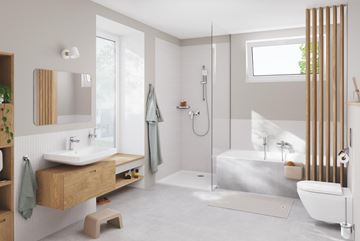 GROHE EURO CERAMIC umyvadlo 60 cm, s otvorem pro baterii a přepadem 102415SH00 Obrázek - fotka