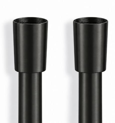 CRISTINA sprchová hadice 1000 mm, hladká, s ochranou proti překroucení, plast, imperial black  CRIPD55076 Obrázek - Hlavní obrázek