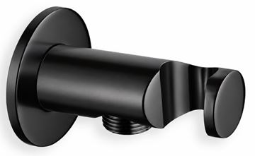 CRISTINA držák ruční sprchy s připojením na vodu, imperial black
