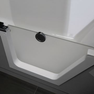 DUSCHOLUX STEP-IN PURE vana 170x75 cm, s dvířky, s rámem, akrylát 608.300100.001 Obrázek - fotka