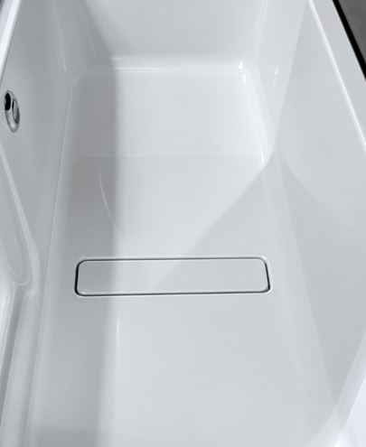 DUSCHOLUX STEP-IN PURE vana 170x75 cm, s dvířky, s rámem, akrylát 608.300100.001 Obrázek - fotka