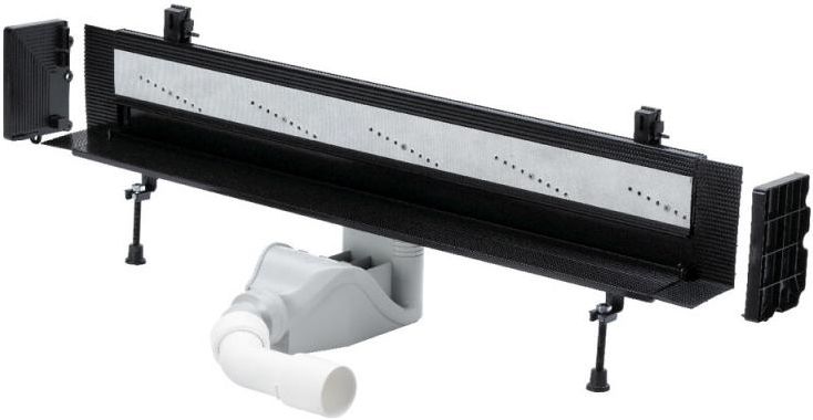VIEGA ADVANTIX VARIO 4967.10 sprchový žlab 1200 mm, ke stěně, boční odtok DN 50, bez roštu, plast 736552 Obrázek - Hlavní obrázek