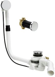 VIEGA MULTIPLEX TIRO F 6145.5 vanový sifon 72,5 cm, s napouštěním odtokem, bovden, chrom