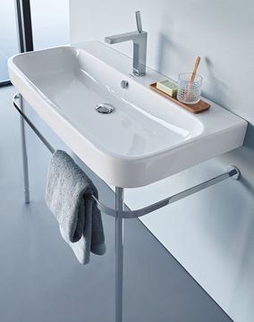 DURAVIT HAPPY D.2 kovový podstavec pro umyvadlo, chrom 0030761000 Obrázek - fotka