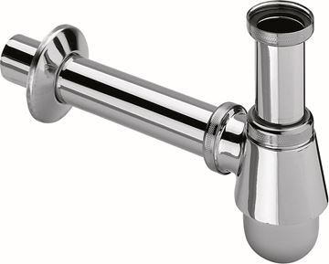 VIEGA 5555 designový bidetový sifon DN32, s převlečnou maticí 5/4, chrom