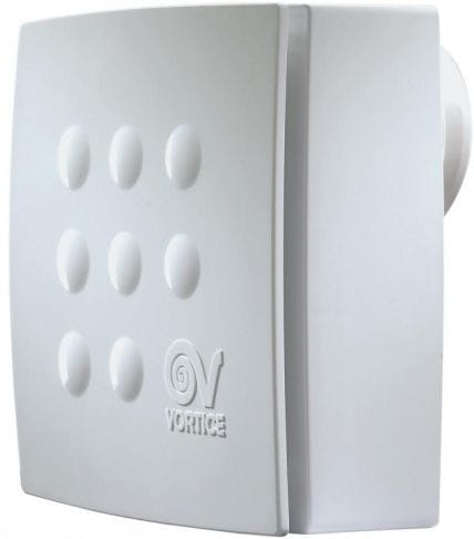 VORTICE VORT QUADRO MICRO 100 T HCS radiální ventilátor 100 mm, nástěnný/stropní, s časovačem, čidlem vlhkosti a zpětnou klapkou 11945 Obrázek - Hlavní obrázek