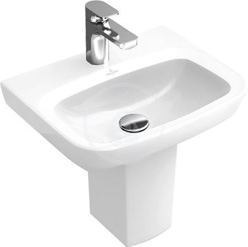 VILLEROY & BOCH SUBWAY 2.0 polosloup pro umyvadlo, CeramicPlus, alpská bílá 522200R1 Obrázek - fotka