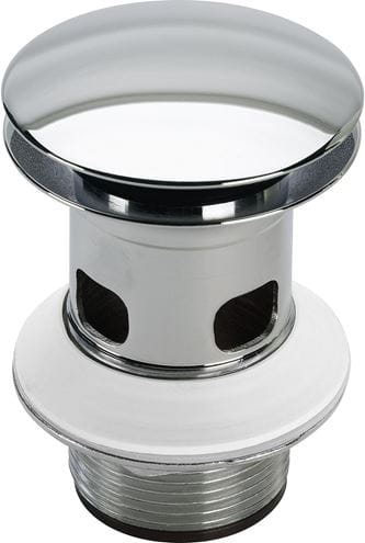 VIEGA VISIGN V1 5433 umyvadlová výpust, click-clack, s přepadem, chrom 492601 Obrázek - Hlavní obrázek