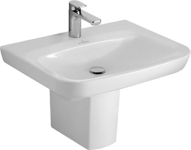 VILLEROY & BOCH SUBWAY 2.0 polosloup pro umyvadlo, alpská bílá  52440001 Obrázek - fotka