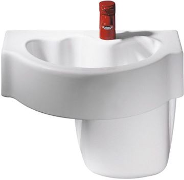 GEBERIT BAMBINI umyvadlo 60 cm, s otvorem pro baterii, bez přepadu 326060000 Obrázek - fotka