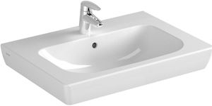 VITRA S20 umyvadlo 65 cm, s otvorem pro baterii a přepadem, VitrAhygiene